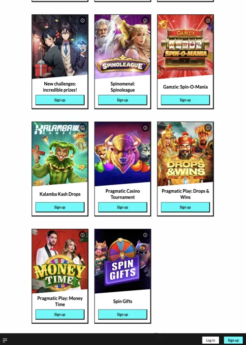 Manga Casino bonus offers